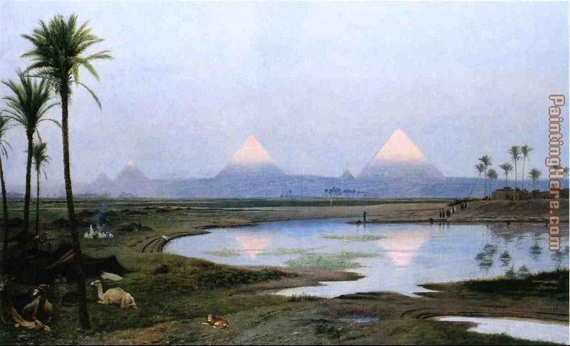 Jean-Leon Gerome The Pyramids, Sunrise